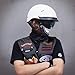 VCOROS Half Helmet Motorcycle DOT Approved Open Face Helmet with Sun Visor and Quick Release Buckle for Adults Men and Women(F07A Gloss White,XL)