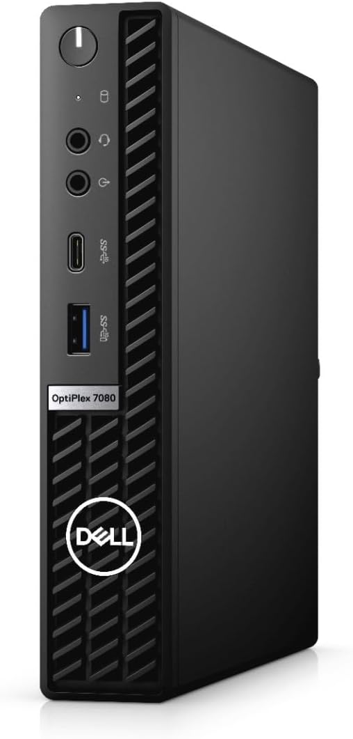 Dell Optiplex 7080 Micro Computer Mini PC, Core i5-10500T up to 3.8GHz (Beat i7-8700T), 16GB RAM, 1TB SSD, WiFi, Bluetooth, Windows 11(Renewed)