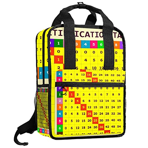 Sac à dos pour garçons et filles avec motif du tableau périodique des éléments taille unique