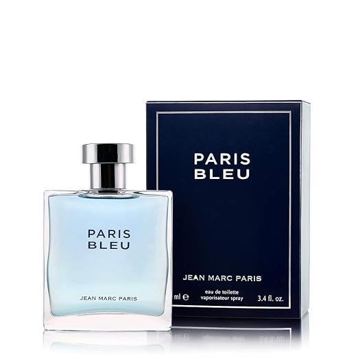 Amazon.com: Jean Marc Paris Paris Bleu Homme Eau de Toilette en aerosol,  3.4 onzas líquidas, azul, colonia para hombre, colonia fresca, notas de  bergamota, lavanda y cuero : Belleza y Cuidado Personal