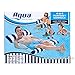 Aqua 4-in-1 Monterey Hammock Inflatable Pool Float, Multi-Purpose Pool Hammock (Saddle, Lounge Chair, Hammock, Drifter) Pool Chair, Portable Water Hammock, Navy/White Stripe