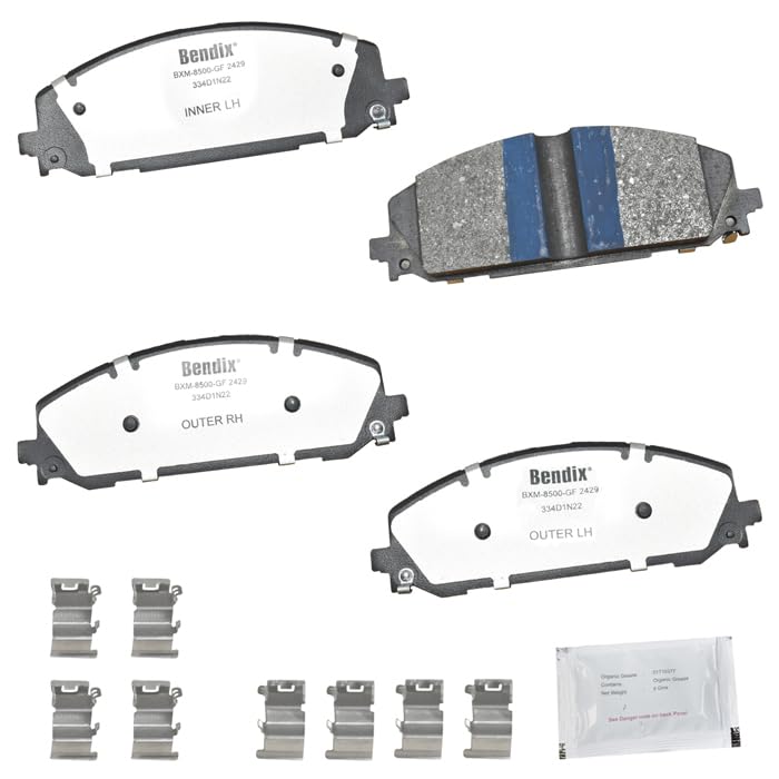 Image of Bendix Fleet Metlok PBD2429 Semi-Metallic Front Brake Pads for Dodge Durango 2024-2021