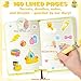 CY2SIDE 6PCS Yellow Rubber Duck Gift Set for 6-8 Year Old Girls, Cute Duck Plush Secret Diary Journal with Coin Purse Pen Sticker and Bath Toy, Xmas Birthday Gifts