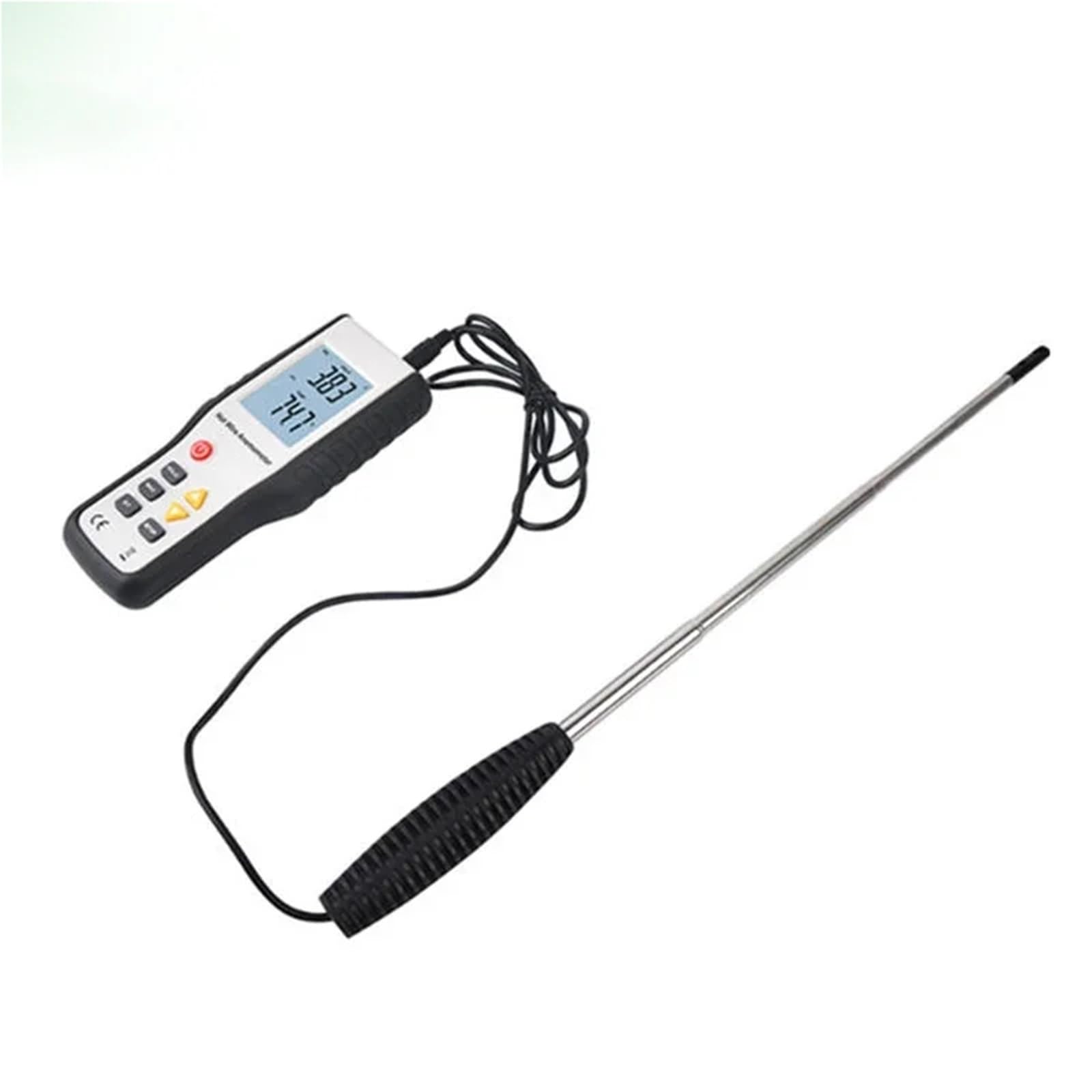 HT-9829 Hochempfindliches digitales tragbares Windgeschwindigkeitsmessgerät Heißdraht-Thermo-Anemometer Anemometro-Messgeräte