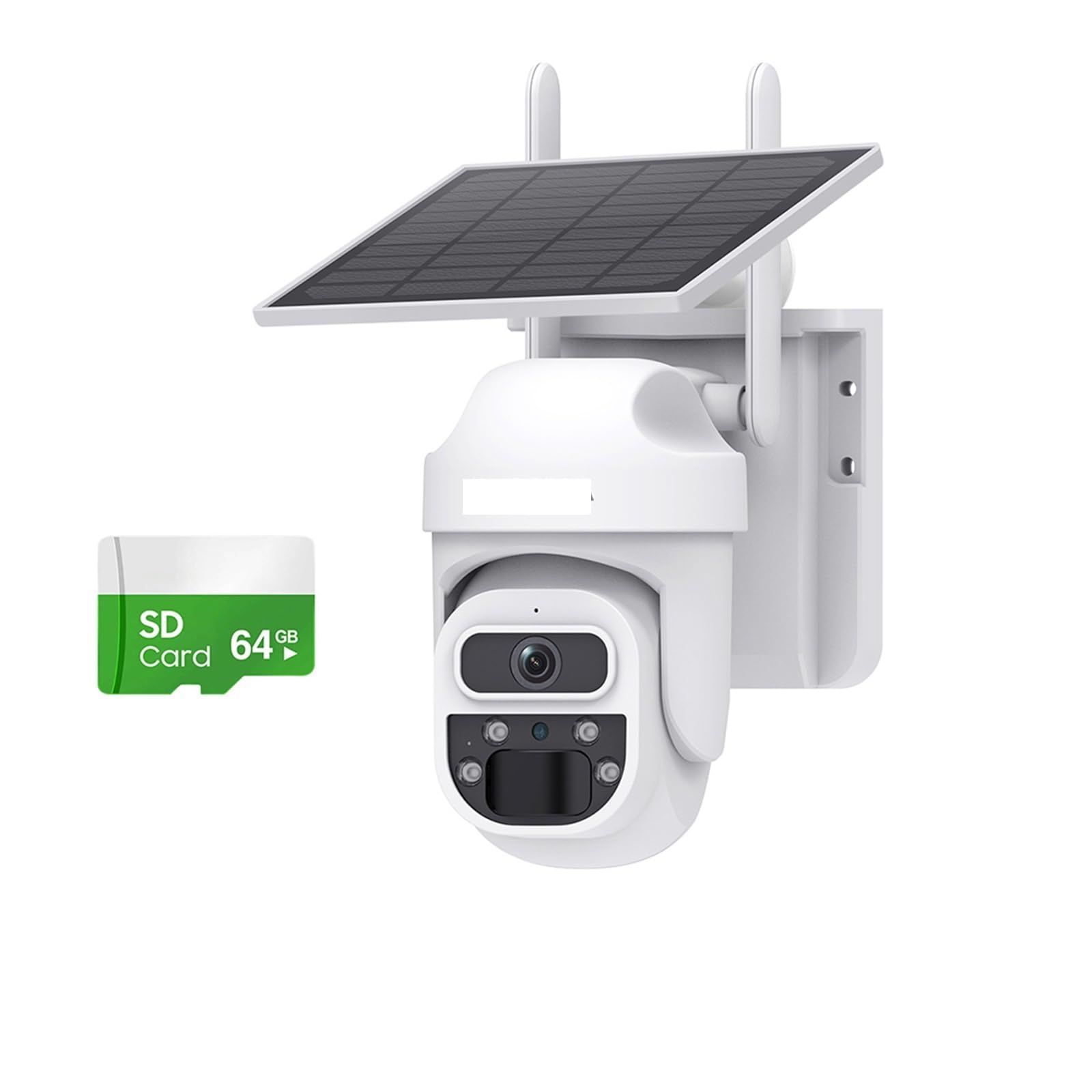OSHPMBDLYFJ 12MP 6K 15X Zoom Solar Camera 4G Dual Screen Outdoor Three Lens 7800mAh Battery Camera PIR Detection Auto Tracking CCTV(Blue)