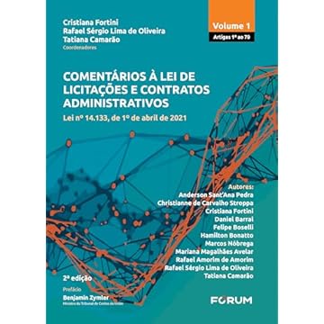 Capa do livro Comentários à Lei de Licitações e Contratos Administrativos - Volume 1: Lei n° 14.133, de 1º de abril de 2021