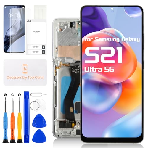 Écran tactile LCD Samsung S21 Ultra SM-G998 réparer affichage cassé
