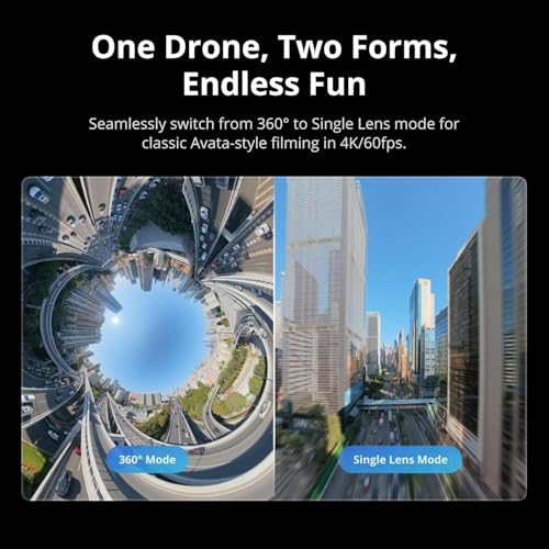 DJI Avata 360 Fly More Combo (RC 2), 360° Drone With 1-Inch 8K 360° Imaging for FPV & Aerial Filming, 360° Camera Drone With Propeller Guard. Includes RC 2 for Precise Control and Three Batteries by DJI - Used condition - Image 7