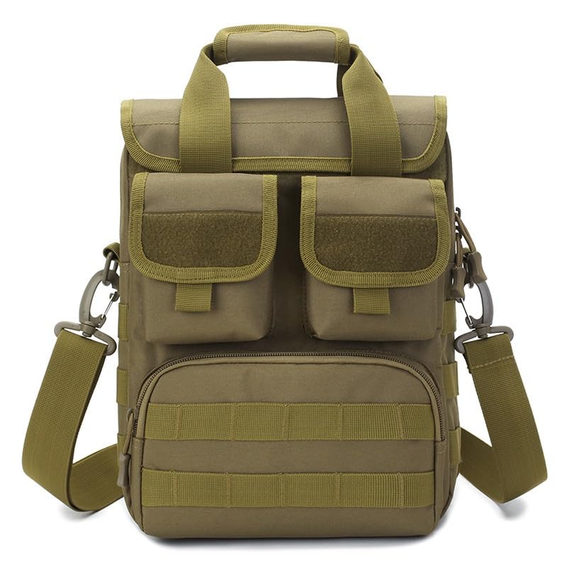 Équipement pour ordinateur portable antichoc et sac messager tactique imperméable