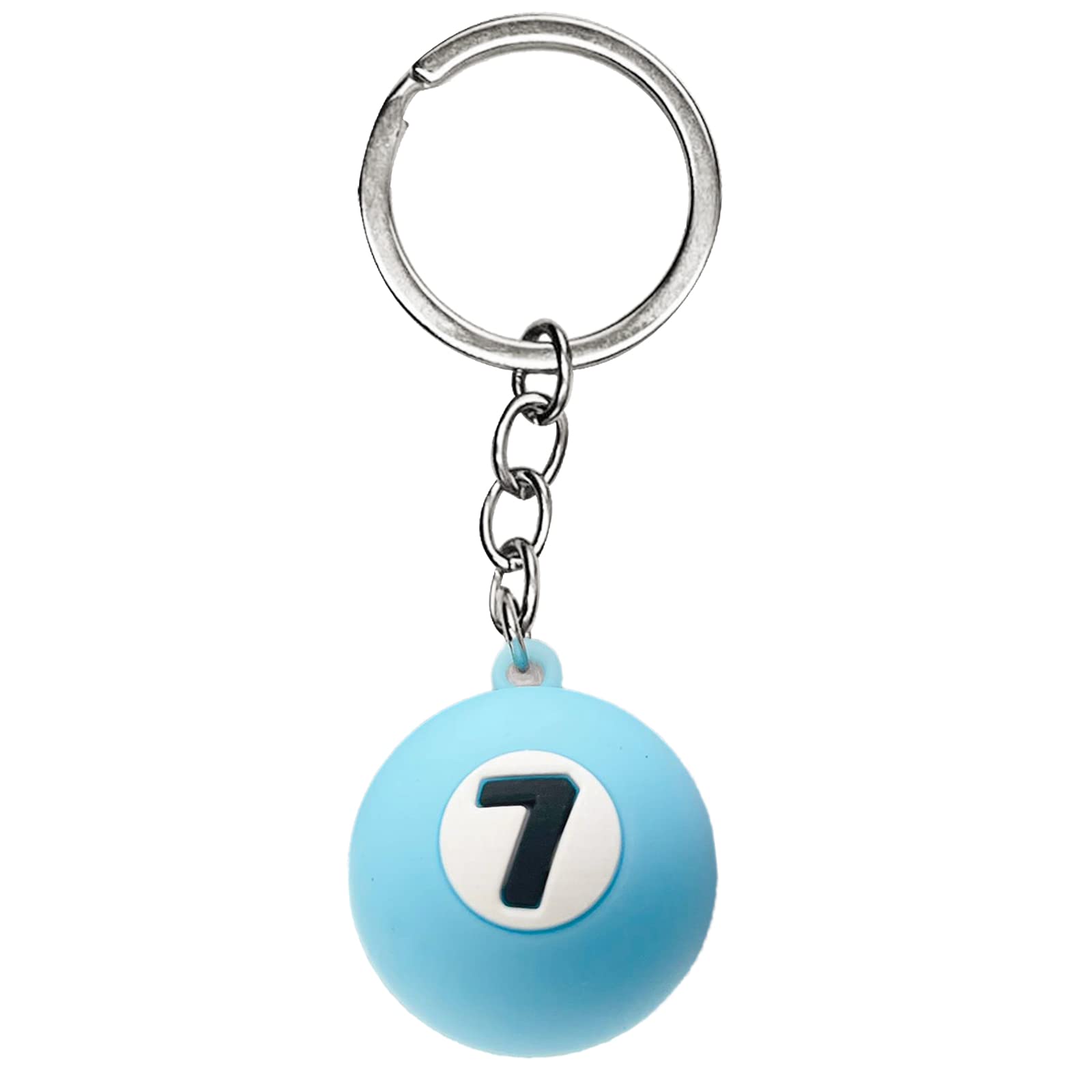 Haveratio Creative Simulation Billiards Keychain Pendant NO.1 to NO.9 Billiards Bag Key-Ring Ornament Sports Peripherals Gift