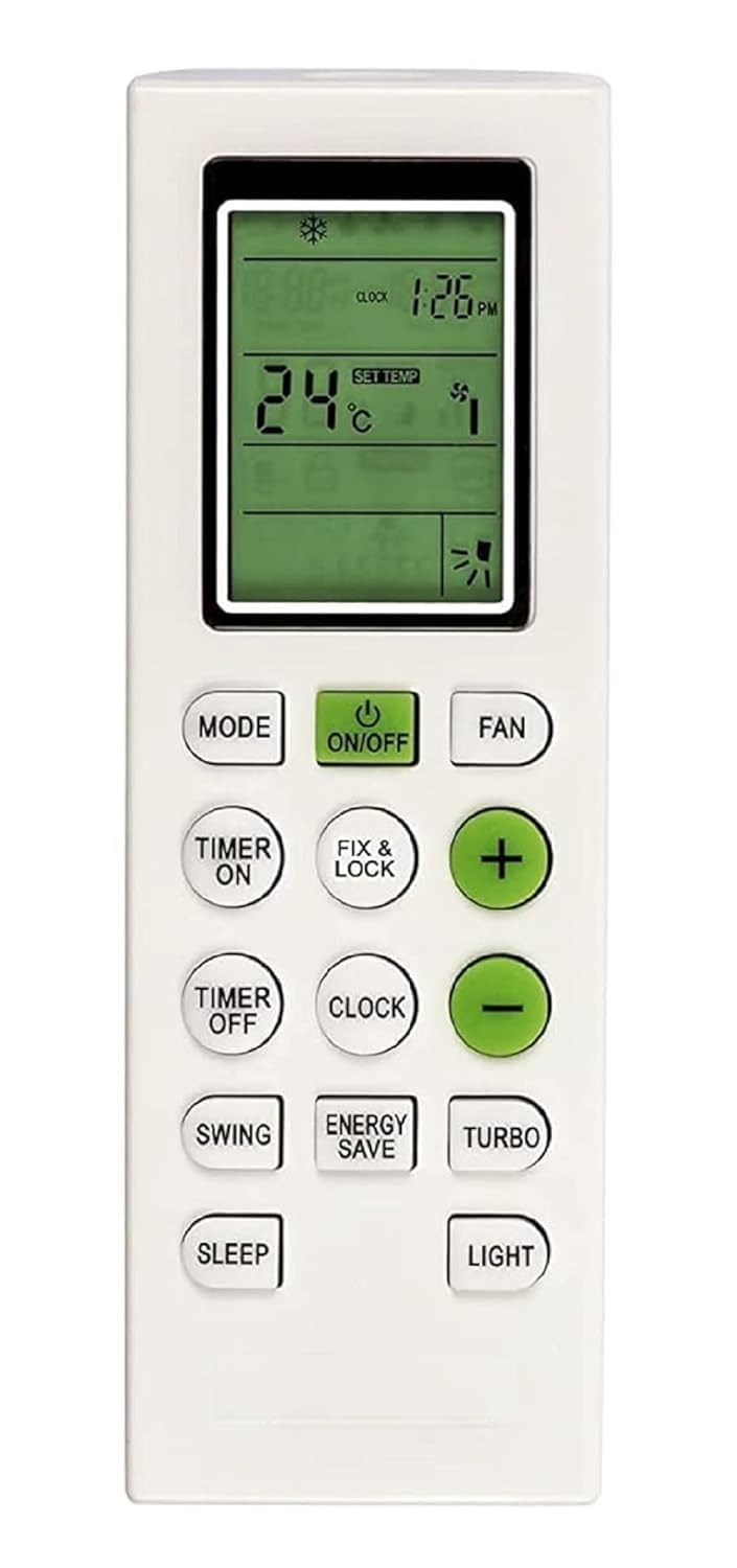 AYAME | 2 Years Warranty | Ac- 226 Remote Compatible for Blue Star Ac Remote Split & Window Ac 1.5 Ton 2 Ton (Fix & Lock Button)-picture-17