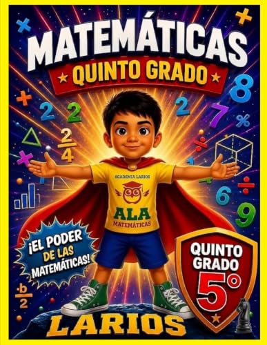 Imagen de MATEMATICAS QUINTO GRADO LARIOS (LIBRO COMPLETO)