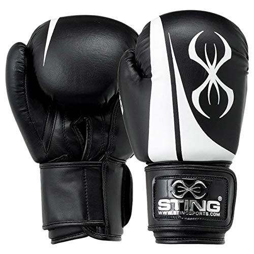 STINGArmalite Boxing Gloves, SABG-1415 - Black/White