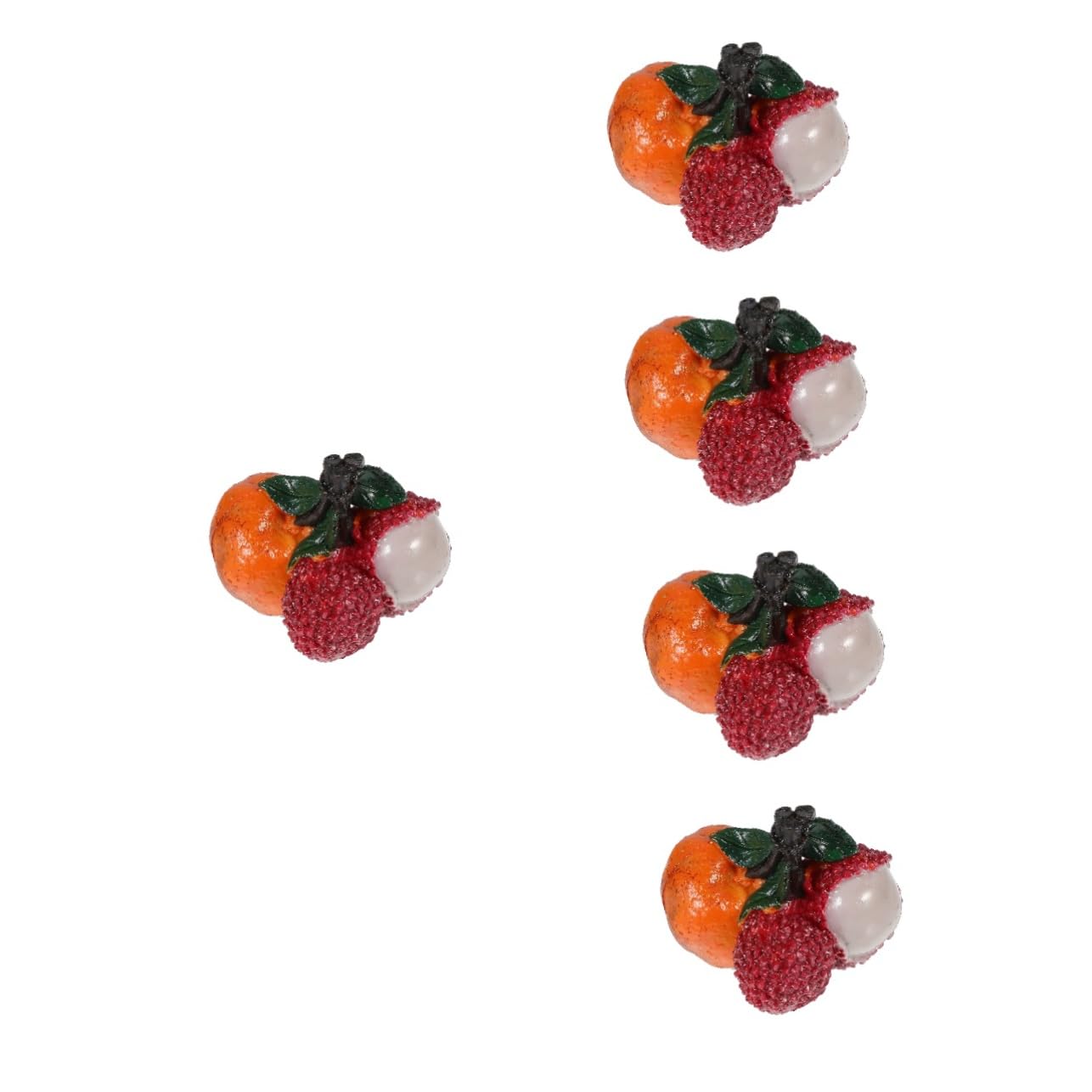 Alipis 5 Pcs Color Changing Lychee Tea Pet Dining Room Table Decor Mini Litchi Artificial Fruits Artificial Litchi Decor Simulated Litchi Miniture Decoration Chinese Decor Resin