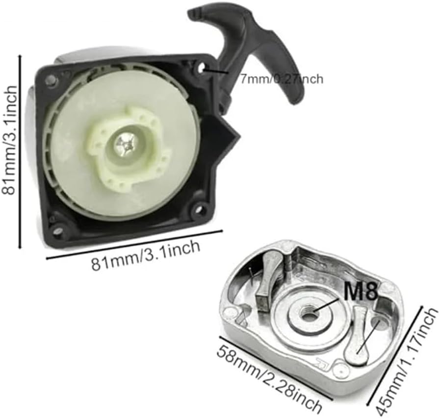 Hand Pulled Starting Mechanism Fit for Lawn Mowers Including Models BC430 BC520