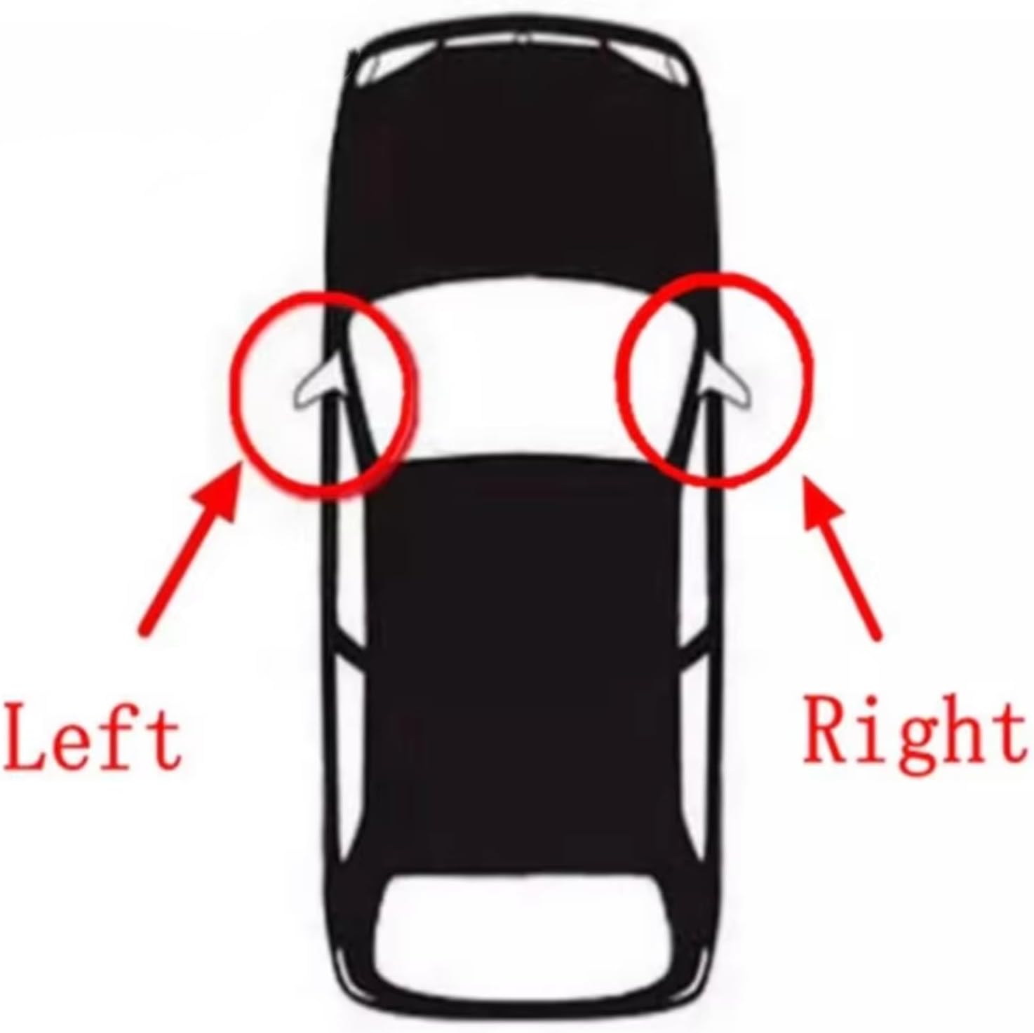 車のミラーガラス Compatible With For Corolla 2019 2020 2021 2022 2023 車用凸型