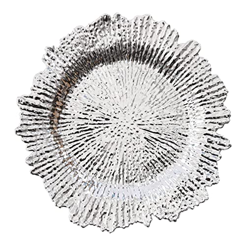 24 platos decorativos redondos de plástico 13 pulgadas miniatura 2