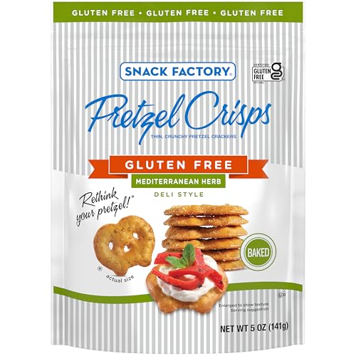 Image of Snack Factory Gluten Free Mediterranean Herb Pretzels, 5 Oz Bag