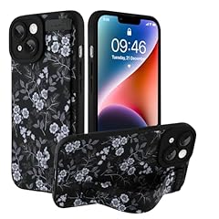 Black (White Floral)