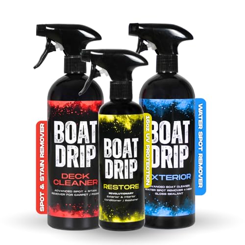 Boat Drip Spray Kit - All-in-One Boat Cleaner & Restorer for Exterior 