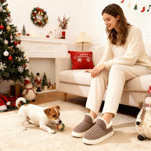 Variante de Donpapa zapatillas de estar por casa mujer Café 270