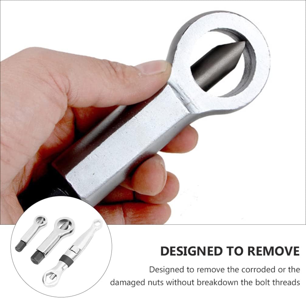 3pcs Nut Breaker Tool Nut Remover Rusty Nut Separator Nut Splitter Breaker Rusty Nut Splitter Nut Splitter Separator Nut Splitter Crack Tool Nut Separator Splitter