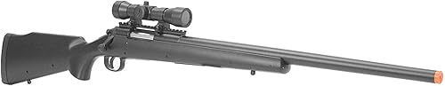 Miniatura 3 de BBTac Rifle de francotirador Airsoft M61 – Pistola de aire comprimido de resorte potente de acción de perno, francotirador preciso de potencia