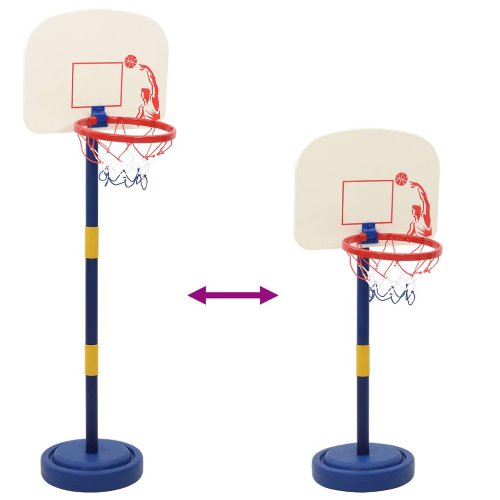 Genérico Canasta de Baloncesto Ajustable con Pelota y Bomba 90/121 cm,Juegos y Juguetes,Juguetes,Juguetes de Deporte,Pelota de Baloncesto de juguete-4016327