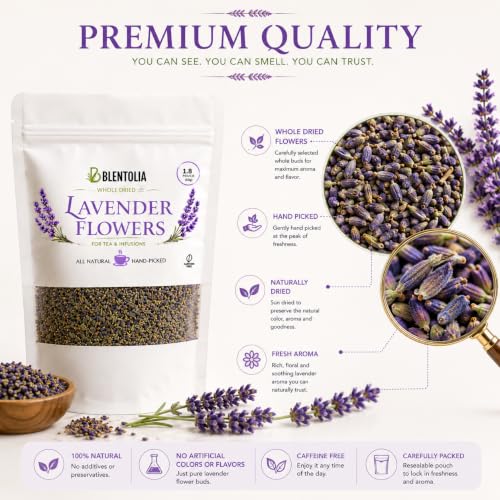 Lavanda seca de calidad culinaria premium 50 g miniatura 6