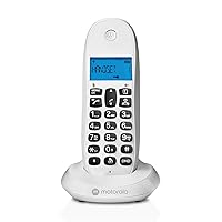 Motorola C1001CBW+ - Telefono cordless digitale DECT - Modalità blocco chiamate