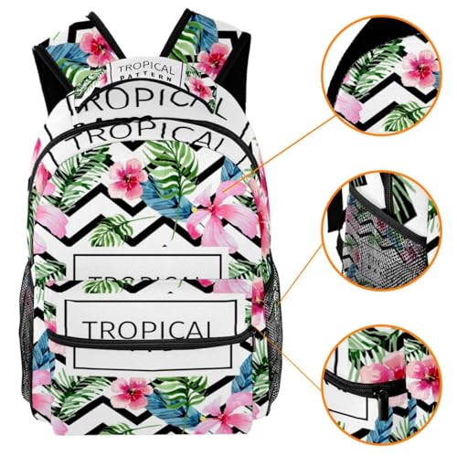 Sac à dos d'école pour adolescents grand compartiment multicolore - 3