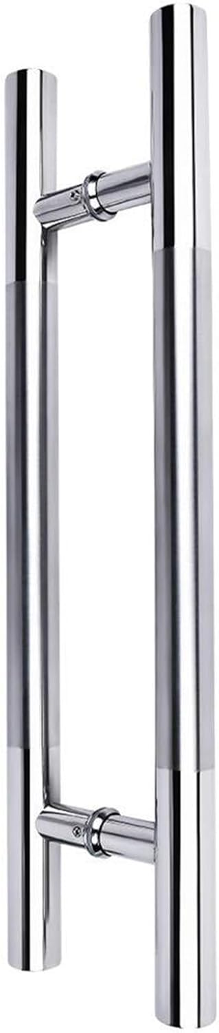 Solid Standoffs Heavy-Duty Stainless Steel Door Handle can be Used for Glass Doors/Metal Doors/Sliding Doors/Barn Doors/Wood Doors,7 Sizes (Size : 120x80cm)