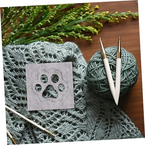 misppro Gadpiparty 5Pcs Wool Felting Molds - Needle Felting Tools for Crafts with Patterns - Easy to Use and Store, Perfect for Embroidery Projects