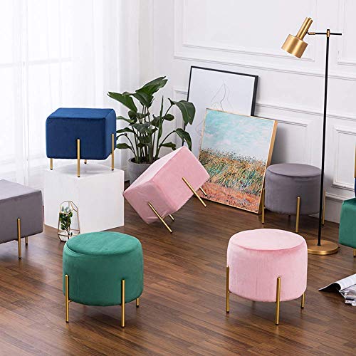Tabouret Rond pour Chambre pour Créer un Coin Déco Relaxant