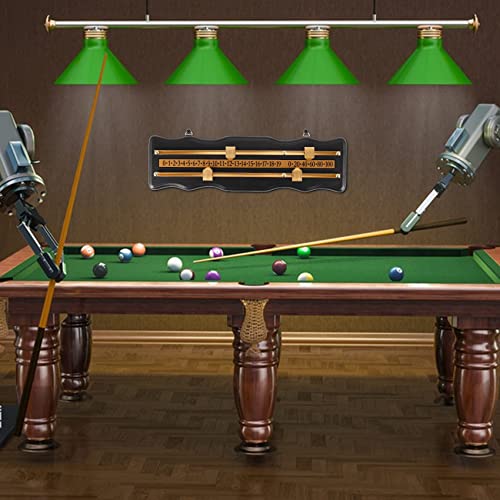kerout Billiards Scoreboard Wall Mounted Scoreboard Snooker Scoreboard Stained Wood Score Board Black - Image 5