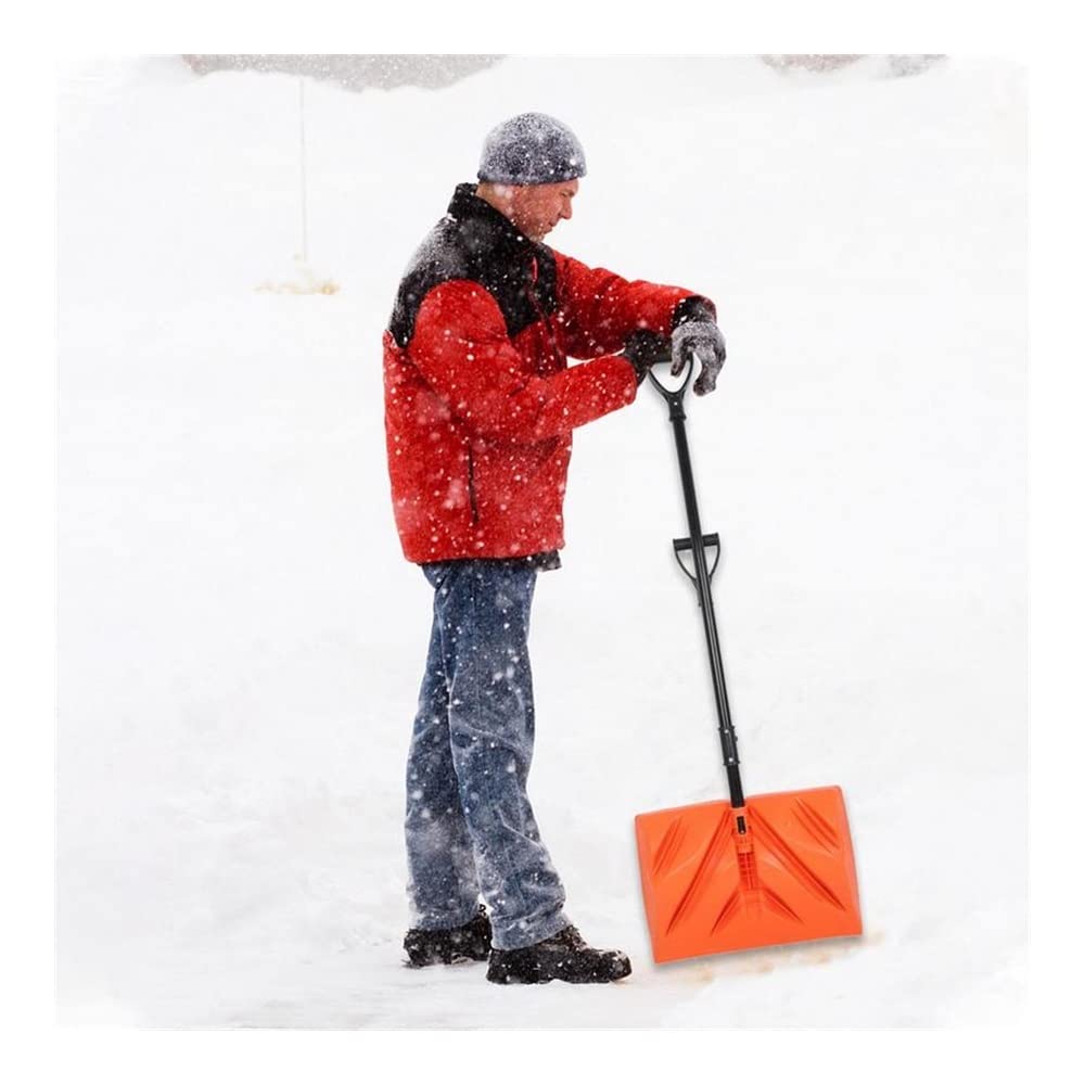 Rascador de hielo para coche Pala De Nieve Para Coche, Hogar, Garaje, Jardín, Niños, Pala De Nieve, Pala De Nieve Para Entrada, Pala De Empujador De Nieve Plegable Rascadores de hielo para coche