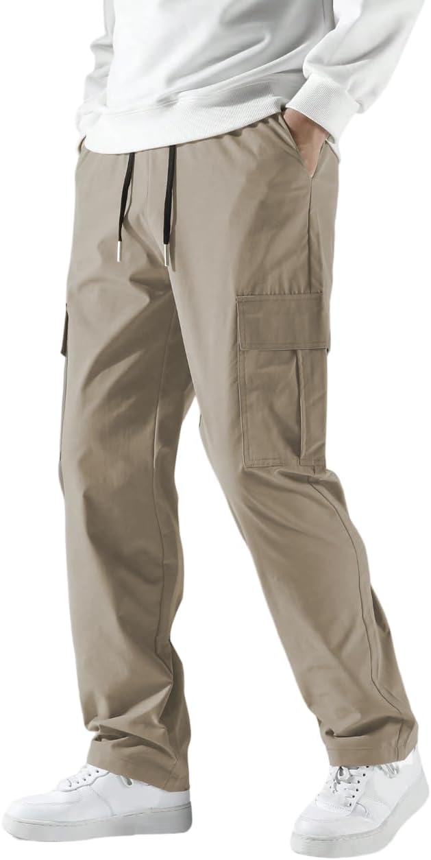 TAGASMen Plus Flap Pocket Side Drawstring Waist Cargo Pants || Trousers Casual Pant || Cargo Pant || Jeans Pant || Track Pant for Man ||MC-8