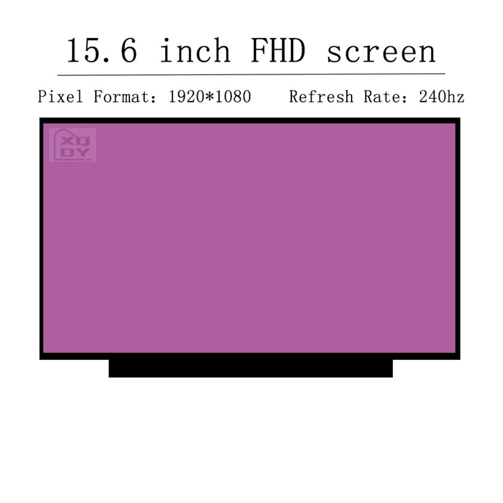 Pannello di visualizzazione dello schermo IPS Matrix, compatibile for Gigabyte, AORUS, laptop da gioco 15P XD YD 15.6'' 240Hz FHD Pannello di visualizzazione dello schermo LCD Matrix non touch