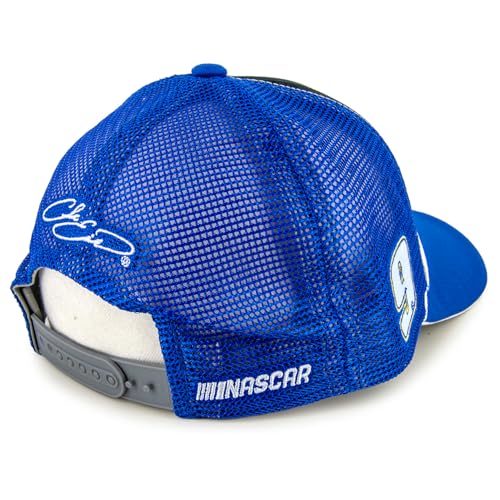 Gorra Snapback Checkered Flag Sports azul y negra miniatura 2