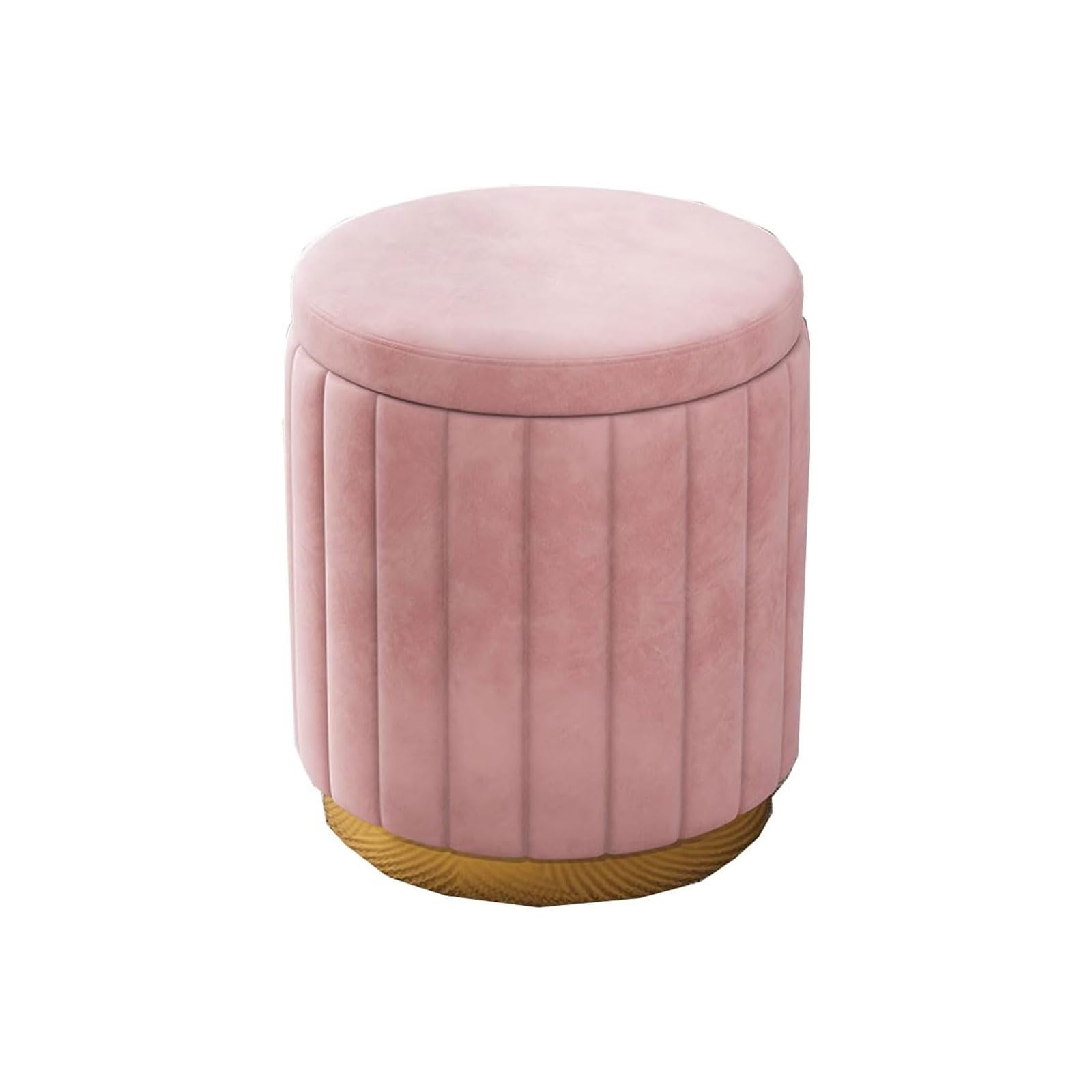 Tabouret de coiffeuse moderne et pouf de rangement pour chambre cocon