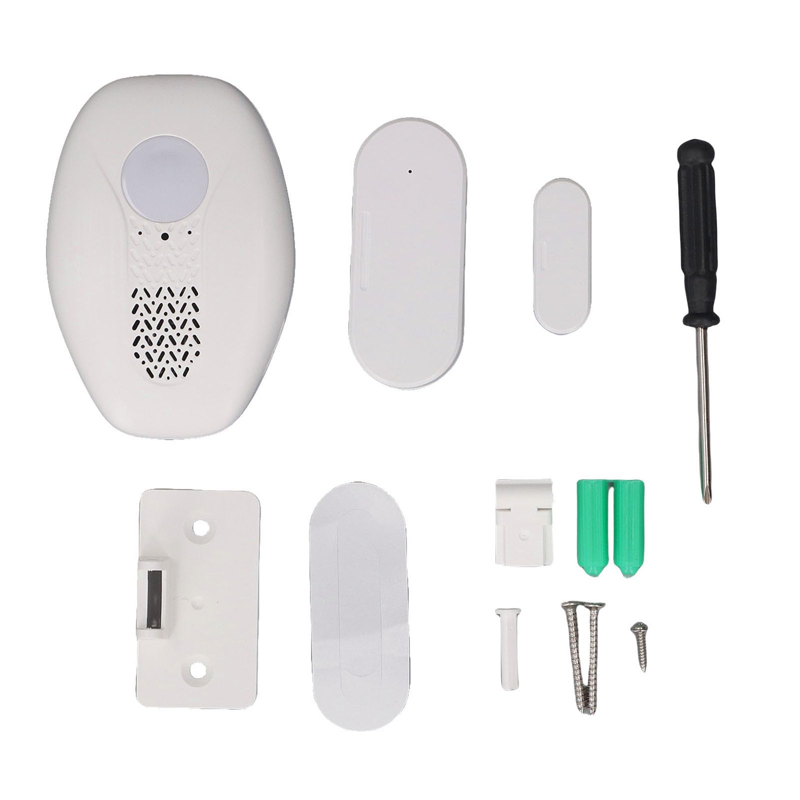 Irfora Alarma de Sensor de Puerta Inalámbrico 80 DB, Alerta Inducción Magnética Larga Distancia para Seguridad Tienda, Fácil Instalación