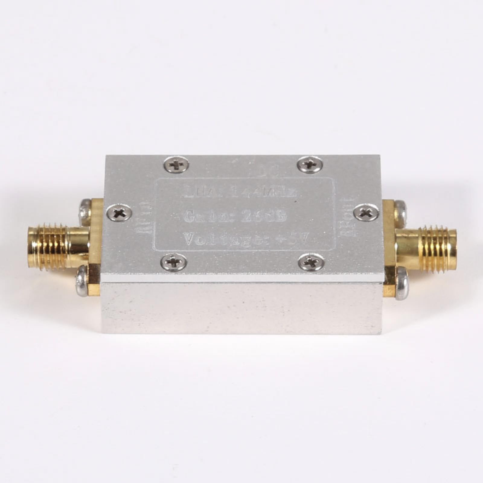 Ultra-rauscharmer Verstärker, 144 MHz, geräuscharmer Verstärker, LNA-Frequenz 125–185 MHz, Verstärkung 26 dB