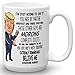 You are the Greatest Dad Other Guys Morons Mug - Donald Trump Novelty Prank Gift – Funny Gifts for Dad - Gag Father's Day & Birthday Present Idea From Wife, Daughter, Son, Kids - 15 Fl. Oz White