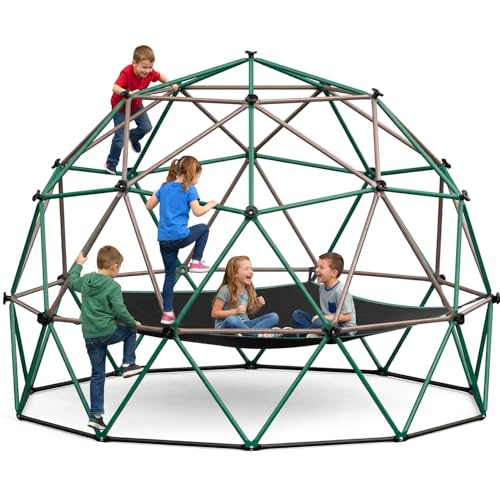 Hapfan 6.5 FT Tall Climbing Dome with Hammock, Large Jungle