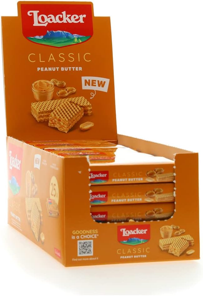 Classic Peanut Butter Wafers 45g, Pack of 25