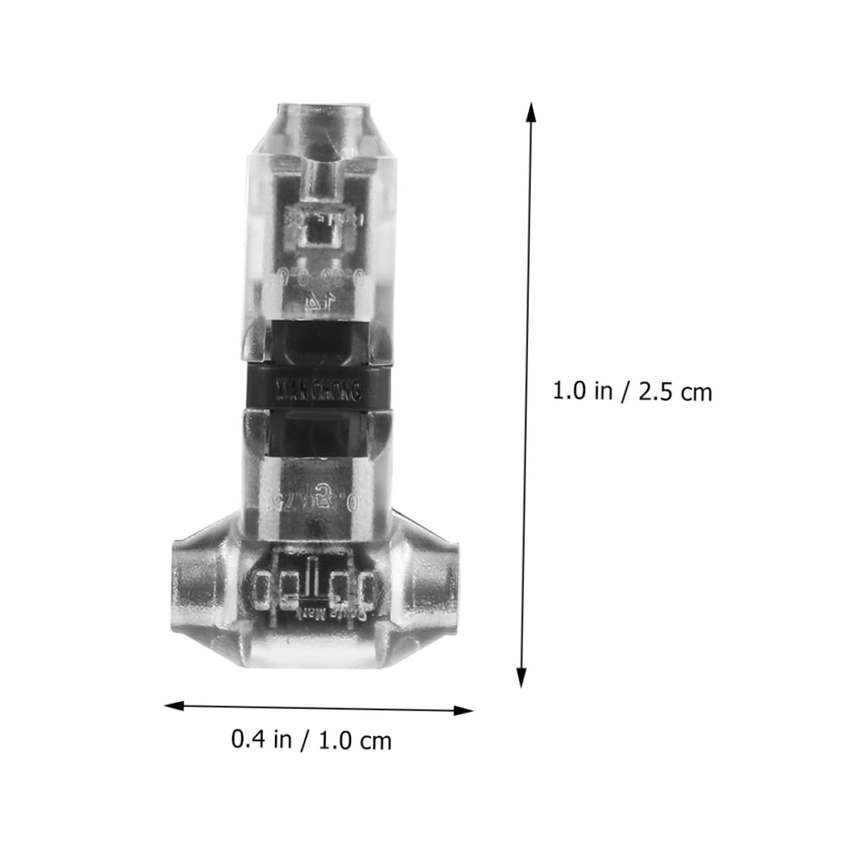 DOITOOL 10pcs Solderless Wire Connectors No Wire Stripping Required Compatible Single-core Multi-core for Quick Electrical Connections