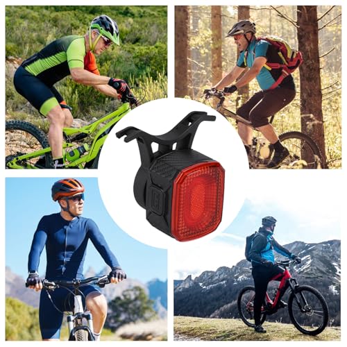 Lumière de sécurité arrière avec capteur imperméable pour cycliste - 4