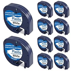 Black on White, Plastic, 10pack