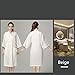 BERHUTJ Salon Waterproof Hairdressing Robe Barber Shop Customer Hair Dyeing Clothes Beauty SPA Gown Hairdresser Kimono Smock(E)