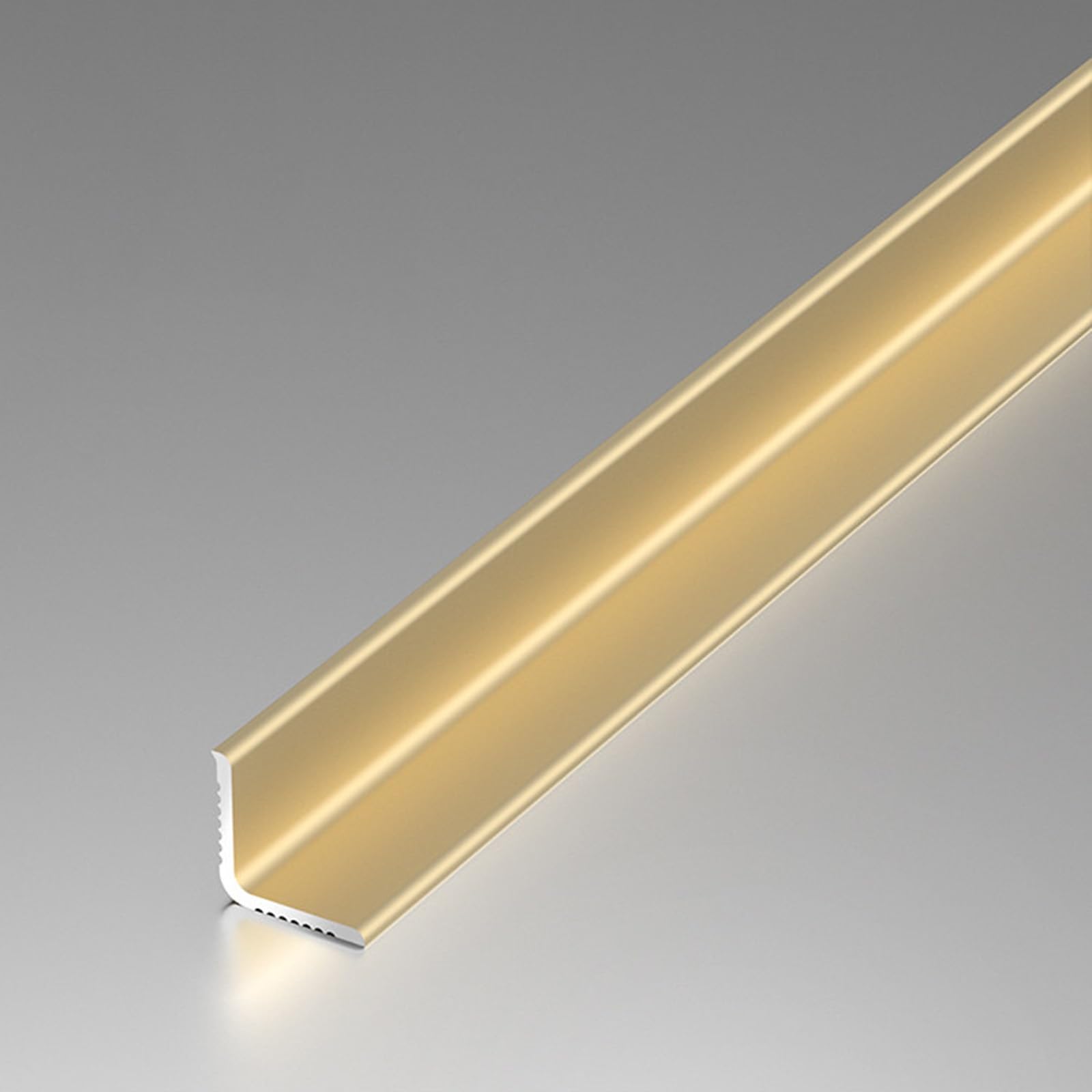 3 Pezzi Striscia Di Transizione A T Per Pavimenti In Alluminio, Bordo Divisorio Per Soglia In Metallo Per Chiudere Fessure Laminato Legno Piastrelle Vinile(Gold,30x30.0mm)